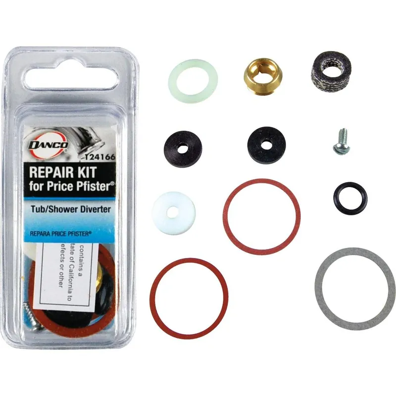 Danco 24166 Tub/Shower Diverter Rubber, Metal, Fiber Faucet Repair Kit