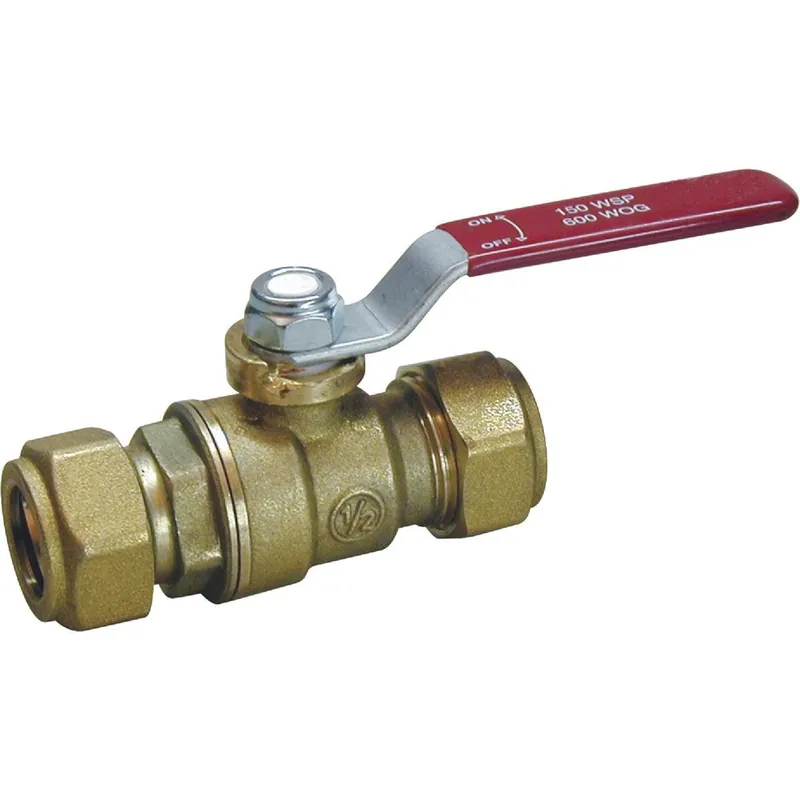 ProLine 107-023NL 1/2 In. C Forged Brass Compression Ball Valve