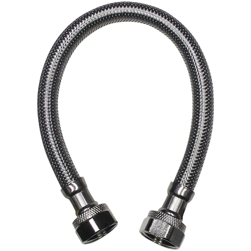 B&K 496-061 1/2 In. F X 1/2 In. C X 12 In. L Stainless Steel Faucet Connector