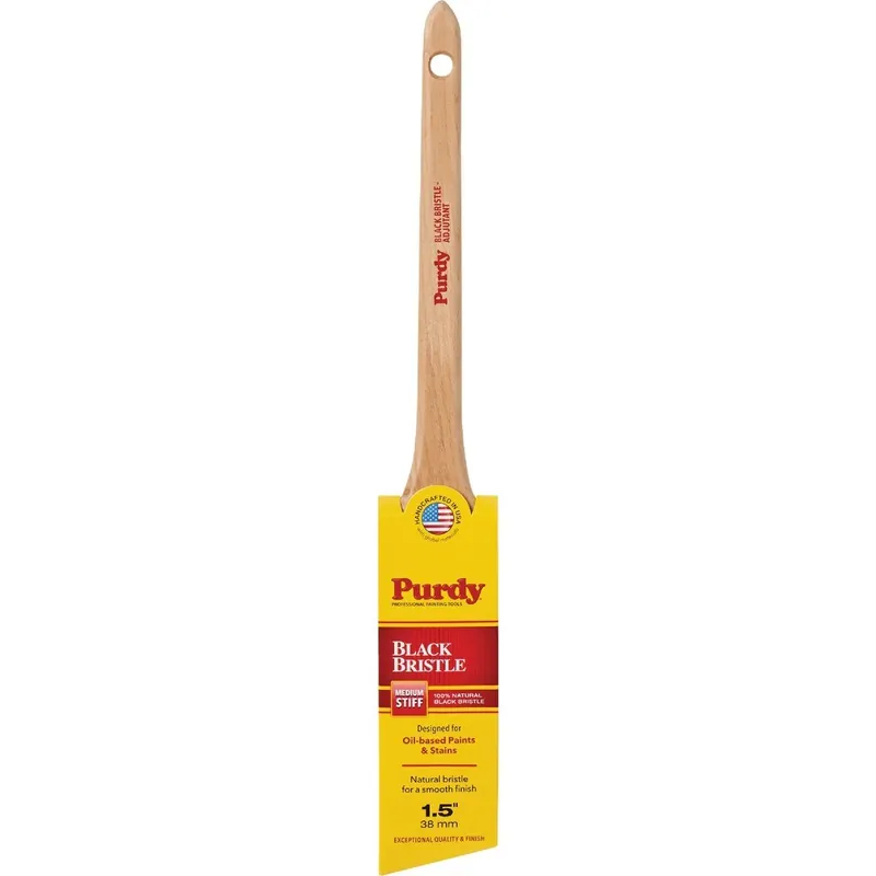 Purdy 144024015 Black Bristle Angular Trim Paint Brush 1-1/2 In.
