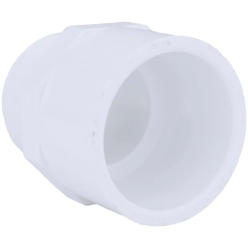 Charlotte Pipe PVC021092200HA Reducing Schedule 40 6 in. S x 6 in. M.I.P. PVC Adapter