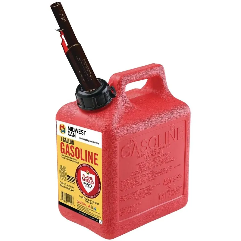 Midwest Can 1210 Gasoline Fuel Can 1 Gallon