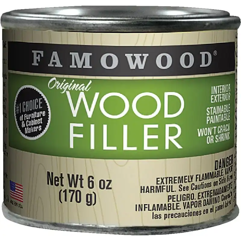 FAMOWOOD 36141126 Natural Wood Filler 6 Oz