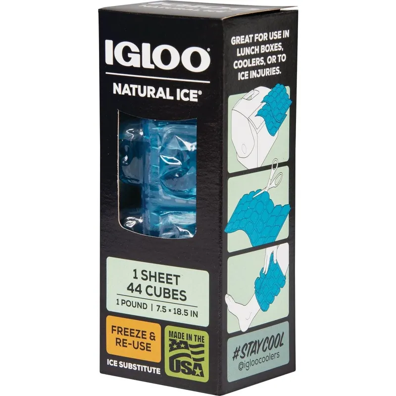 Igloo 25078 IGL25078 Maxcold 1 Lb. Blue Ice Cube Sheet
