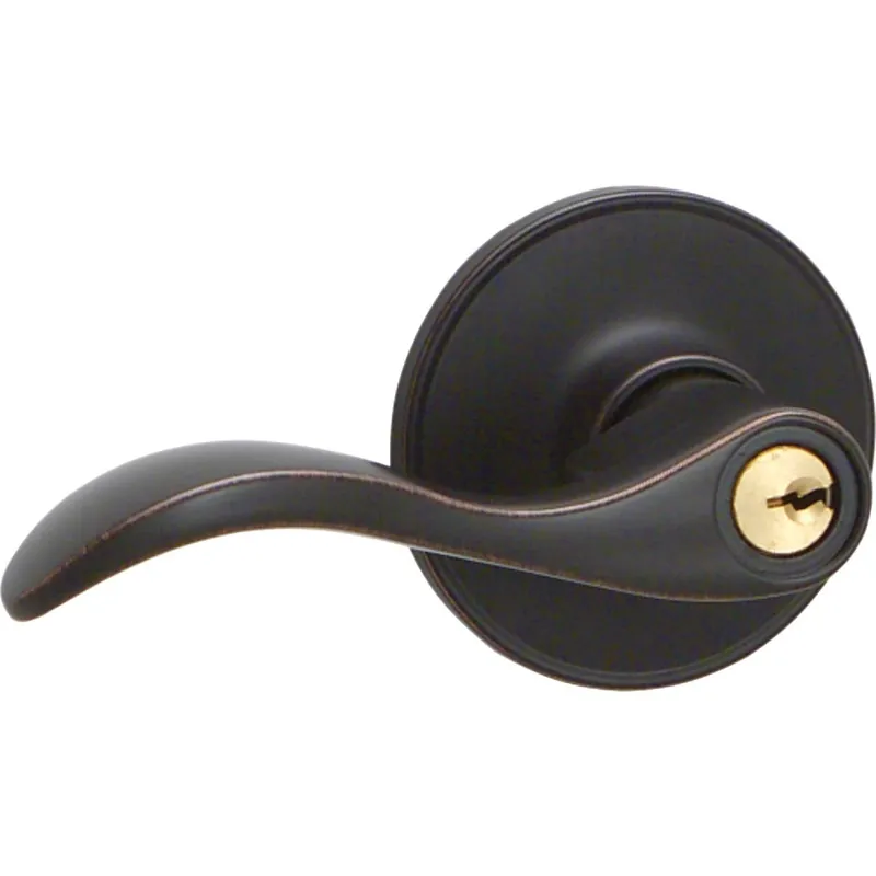 Schlage J54VSEV716 Dexter Aged Bronze Seville Entry Door Lever