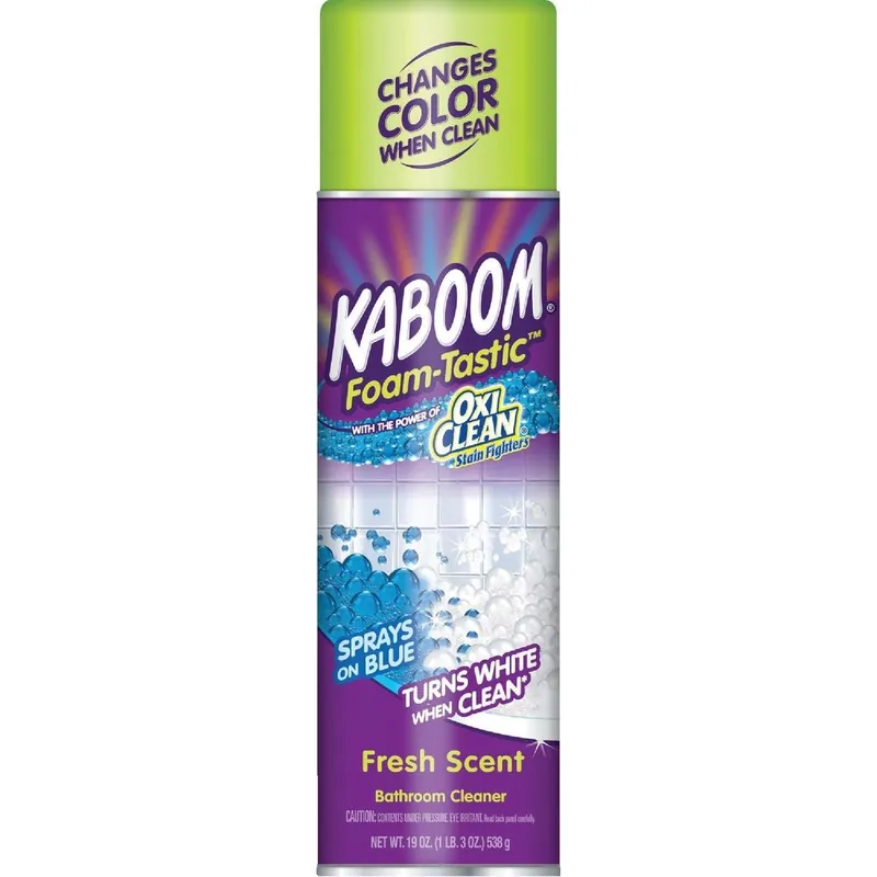 Kaboom 35270 Foam-Tastic 19 Oz. Fresh Scent Bathroom Cleaner with OxiClean