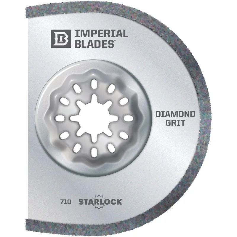 Imperial Blades IBSL710-1 Starlock 3 In. Segmented Diamond Grit Oscillating Blade