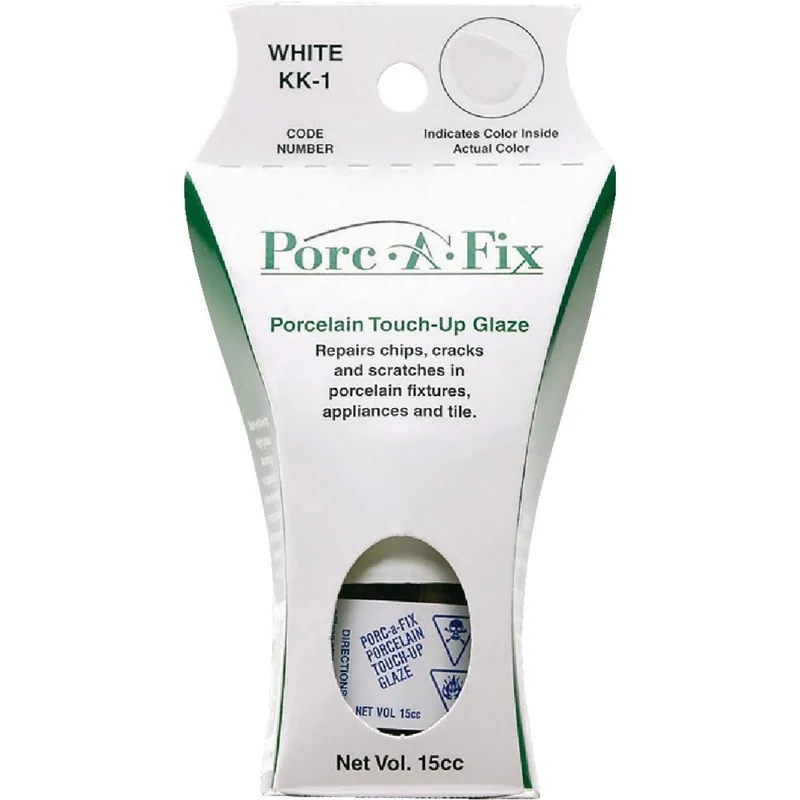 Fixture-Fix KK-1 Porc-A-Fix Kohler White Porcelain Touch-up Paint 15cc