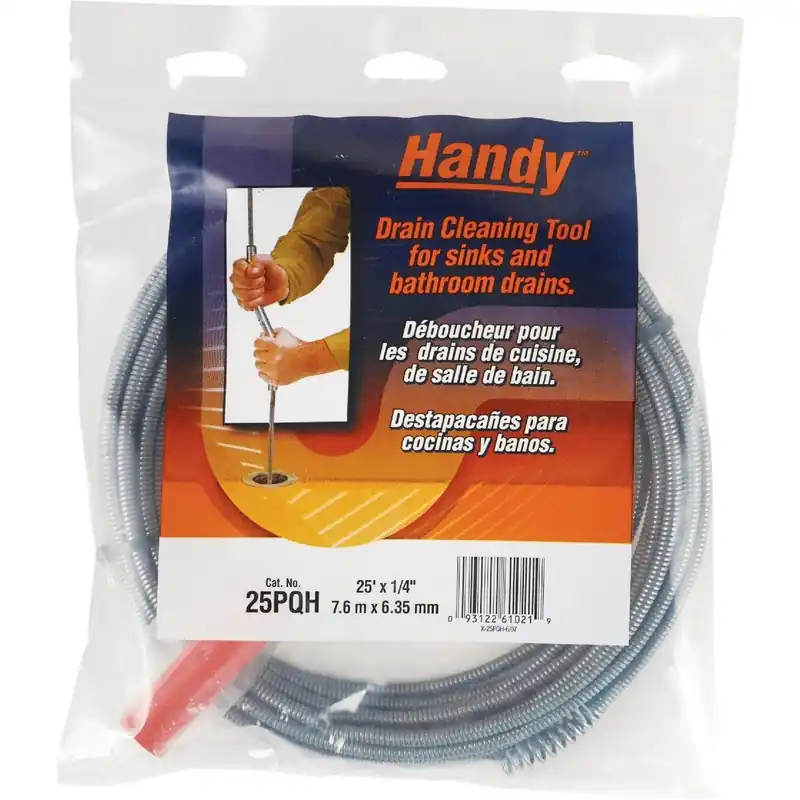 General Wire 25PQH Cleanout Drain Auger 1/4 In. x 25 Ft.