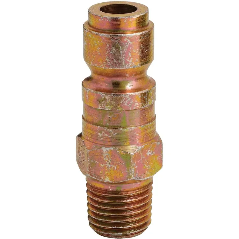 Milton S-1809 P-Style 1/4 MNPT Plug (2-Pack)