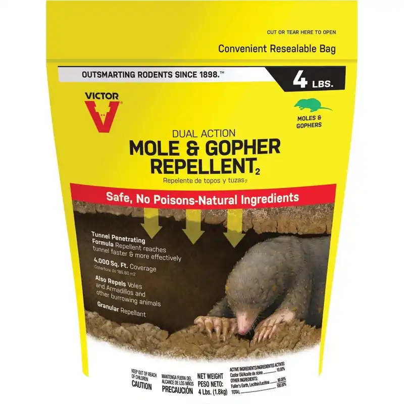 Victor M7001-1 Granular Mole & Gopher Repellent 4 Lb. Replacement MPN