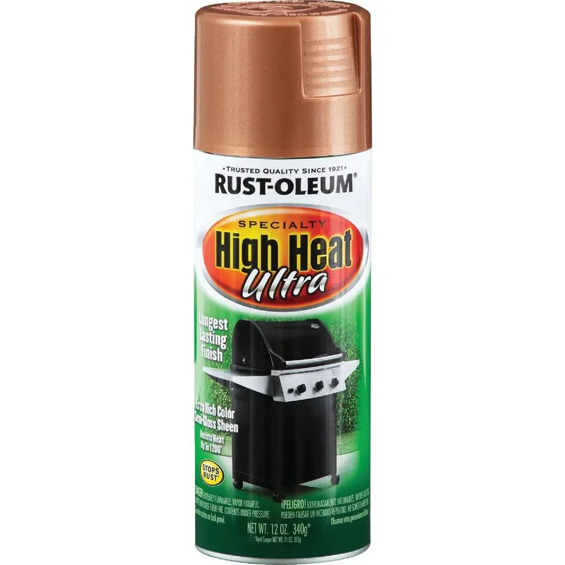 Rust-Oleum 241232 Semi-Gloss Aged Copper 12 Oz High Heat Spray Paint