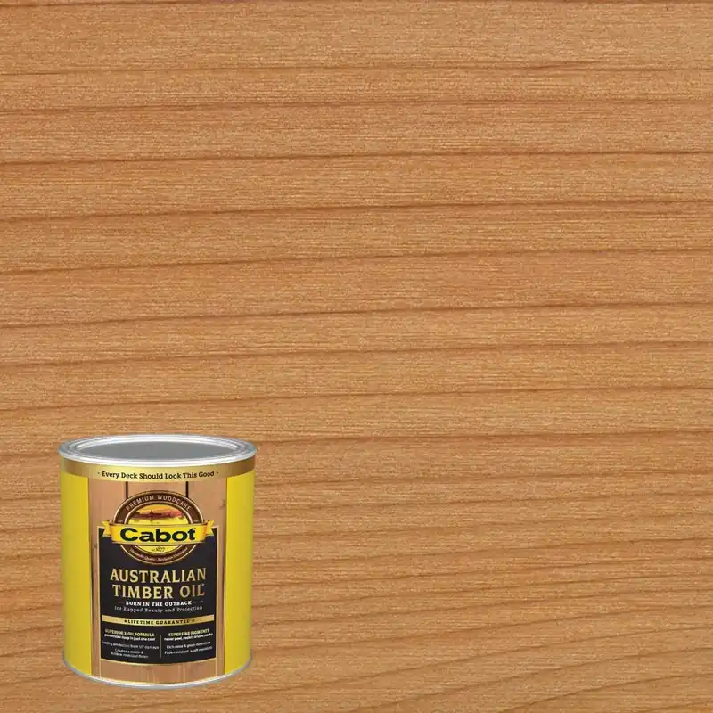 Cabot 140.0003400.005 Australian Timber Oil Translucent Exterior Oil Finish Natural 1 Qt.
