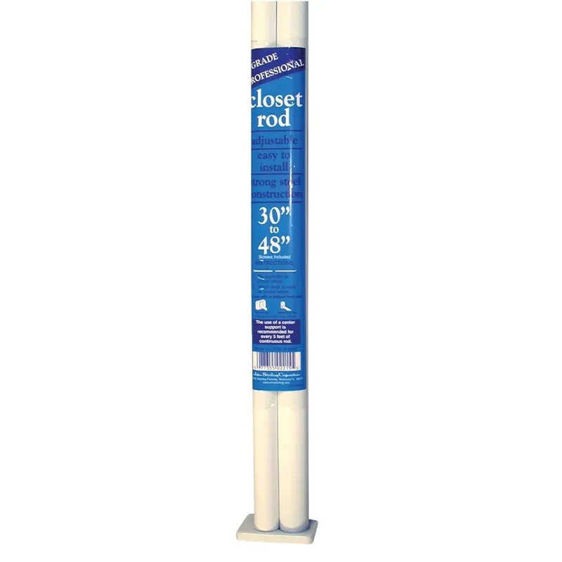 Knape & Vogt PB22-48/72WT Adjustable Closet Rod Power Each