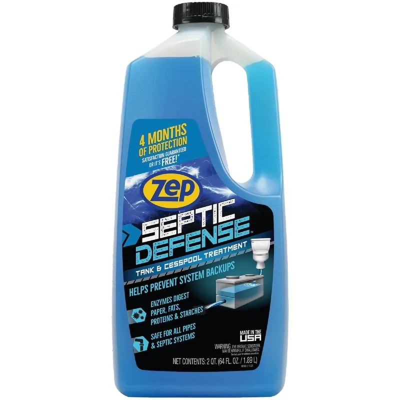Zep ZLST648 Septic Defense 64 Oz. Cesspool and Septic Tank Treatment