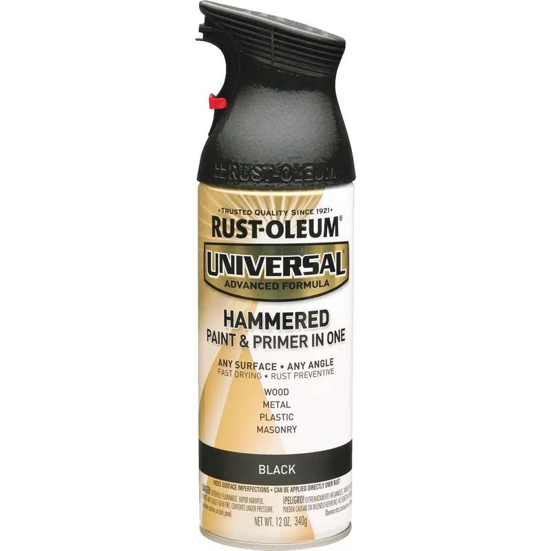 Rust-Oleum 245217 Universal 12 Oz. Hammered Black Paint
