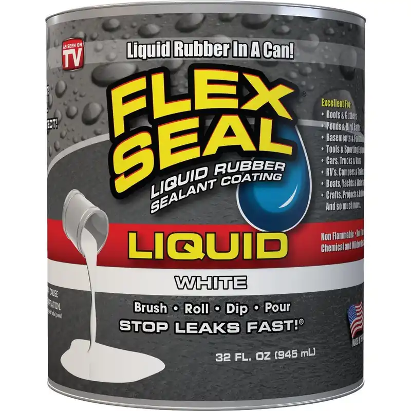 Flex Seal LFSWHTR32 Liquid Rubber Sealant White Each