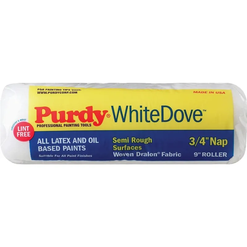 Purdy 14G672094 White Dove 9 In. x 3/4 In. Woven Fabric Roller Cover