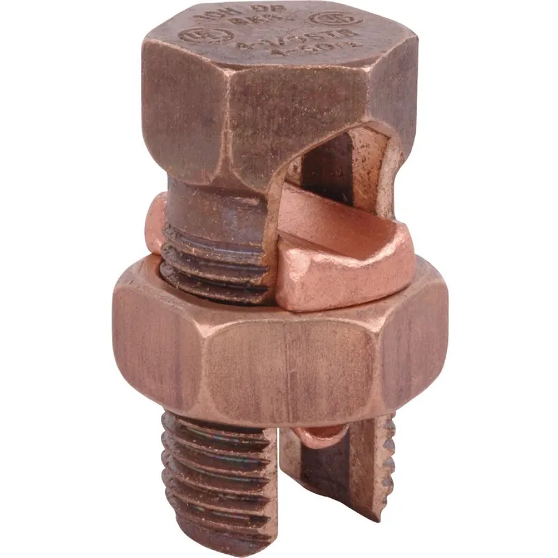 ABB E10H25 Blackburn 1.0 Str. to 4 Sol. Silicon Bronze Alloy High-Strength Split Bolt Connector