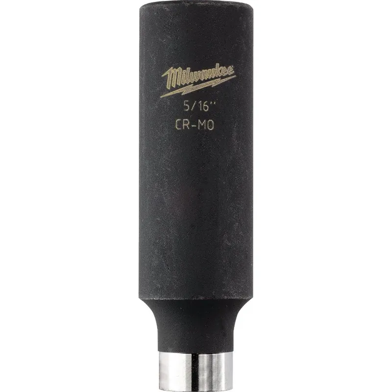 Milwaukee 49-66-6117 SHOCKWAVE 3/8 In. Drive 5/16 In. 6-Point Deep Standard Impact Socket