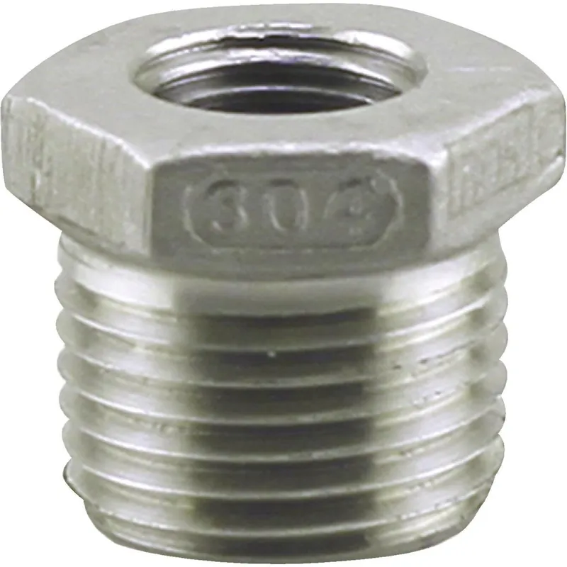 PlumbEEZE U2-SSB-1210 1-1/4 In. MIP x 1 In. FIP Stainless Steel Bushing