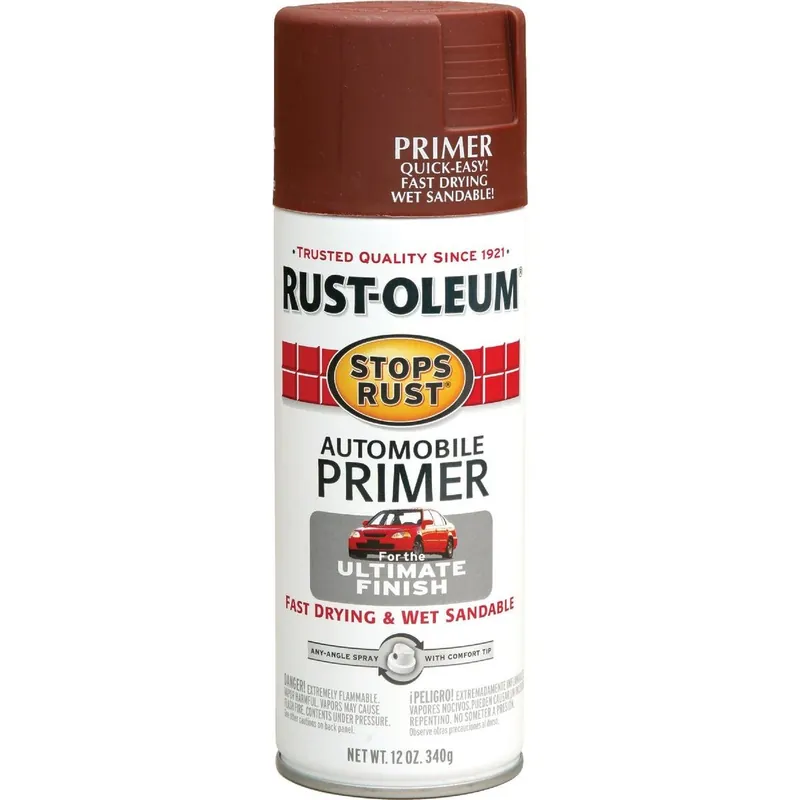 Rust-Oleum 2067830 Stops Rust Red 12 Oz. Spray Automotive Paint Primer