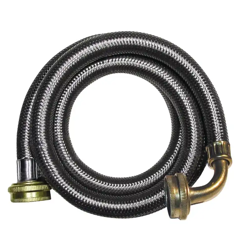 B&K 496-212EL 5 Ft. Stainless Steel 125 psi Washing Machine Hose