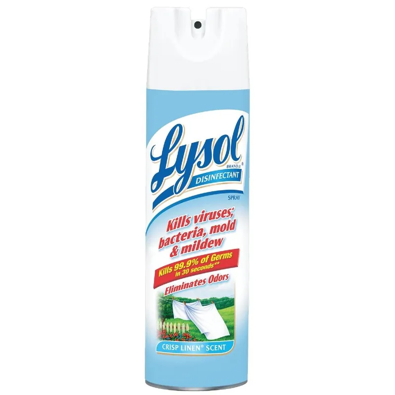 Lysol 1920079329 Crisp Linen Disinfectant Spray 19 Oz.