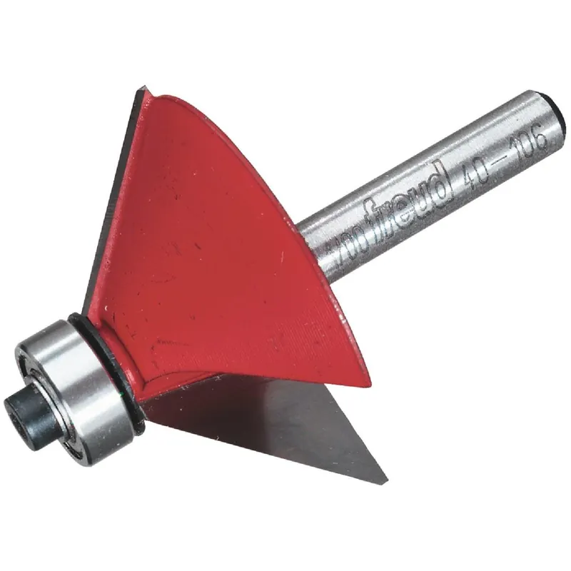 Freud 40-106 Carbide 5/8 In. Chamfer Bit with Bearing Pilot