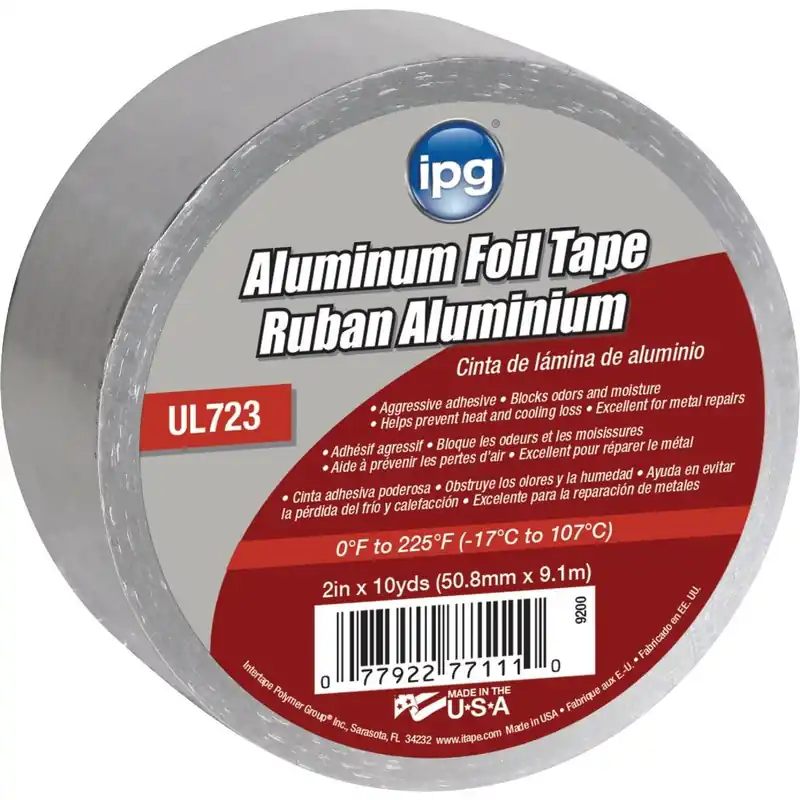 Intertape 9200 Aluminum Foil Tape 2 In. x 10 Yd. UL723