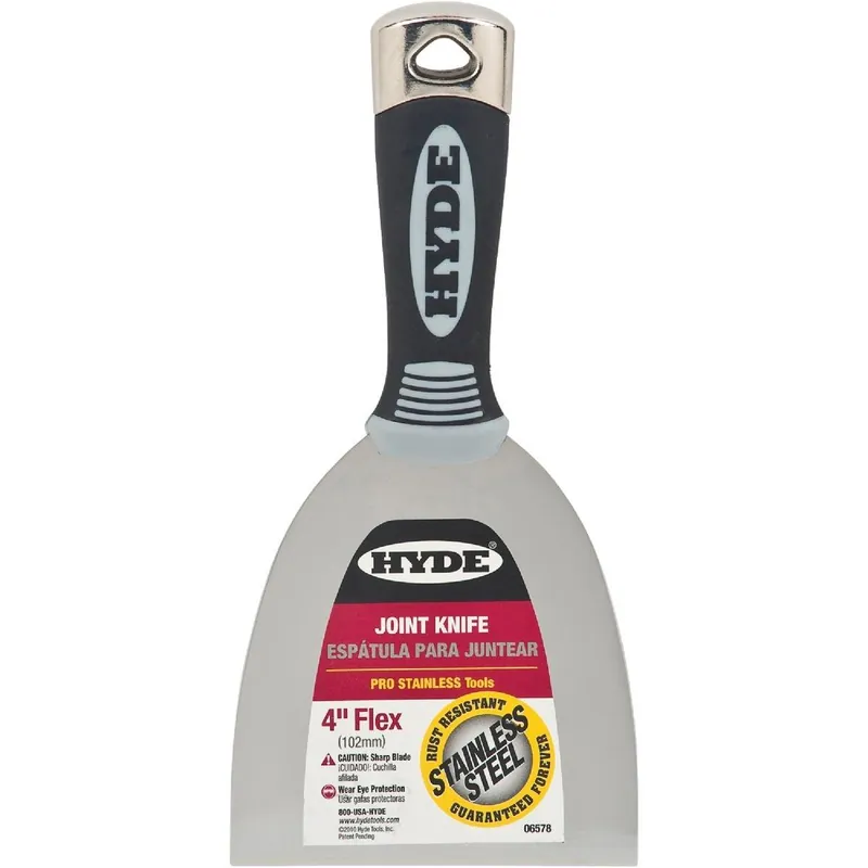 Hyde 06578 Pro Stainless 4 In. Flex Joint Knife