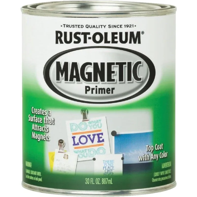 Rust-Oleum 247596 Dark Gray 30 Oz. Interior Magnetic Paint Primer