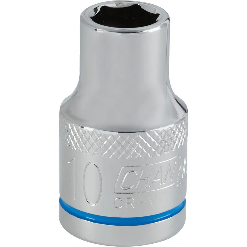 Channellock 302794 1/2 In. Drive 10 mm 6-Point Shallow Metric Socket