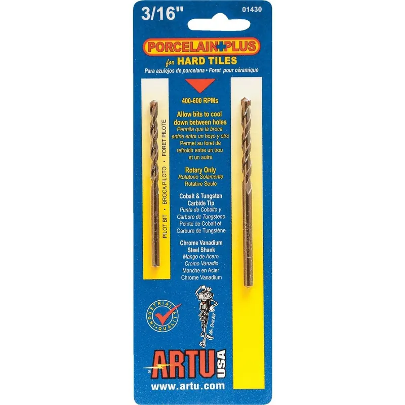 ARTU 01430 Glass & Tile Drill Bit