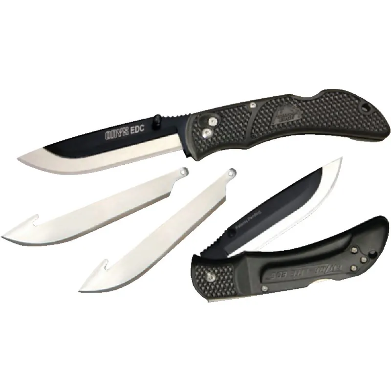 Outdoor Edge OX-10C Onyx EDC Replaceable Blade 3-1/2 In. Folding Knife
