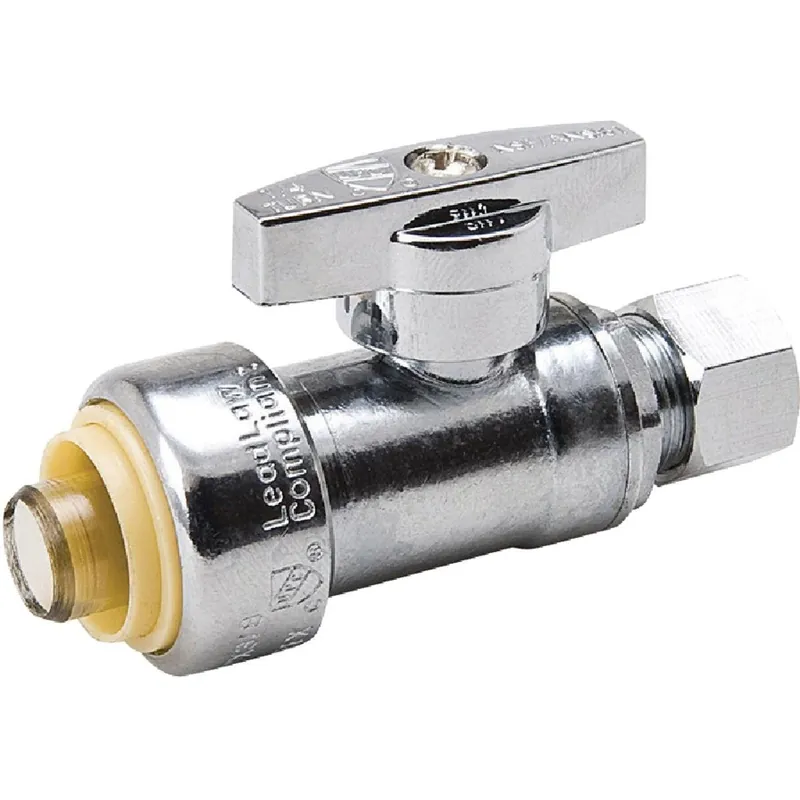 ProLine 1191-932HC Brass Push Straight Valve