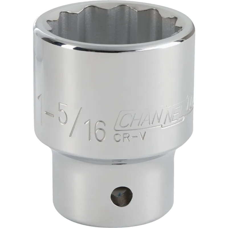 Channellock 309001 3/4 In. Drive 1-5/16 In. 12-Point Shallow Standard Socket