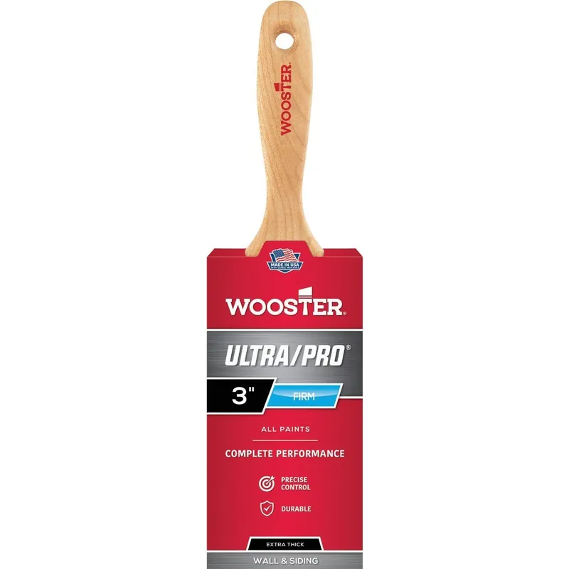 Wooster Brush 4173-3 Wooster Ultra/Pro Firm 3 In. Flat Wall Paint Brush