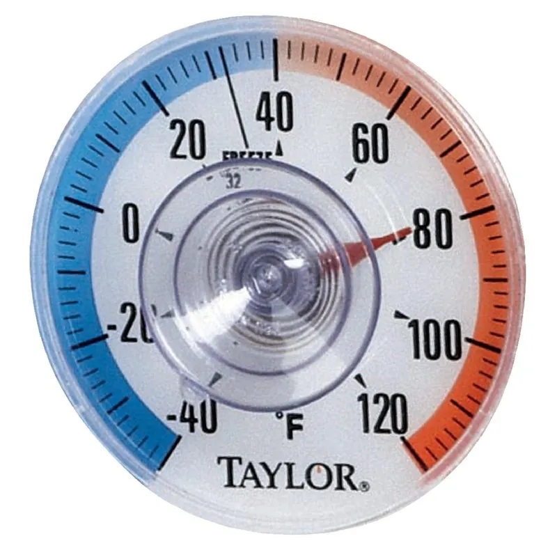 Taylor 5321N Stick-on Dial Window Thermometer