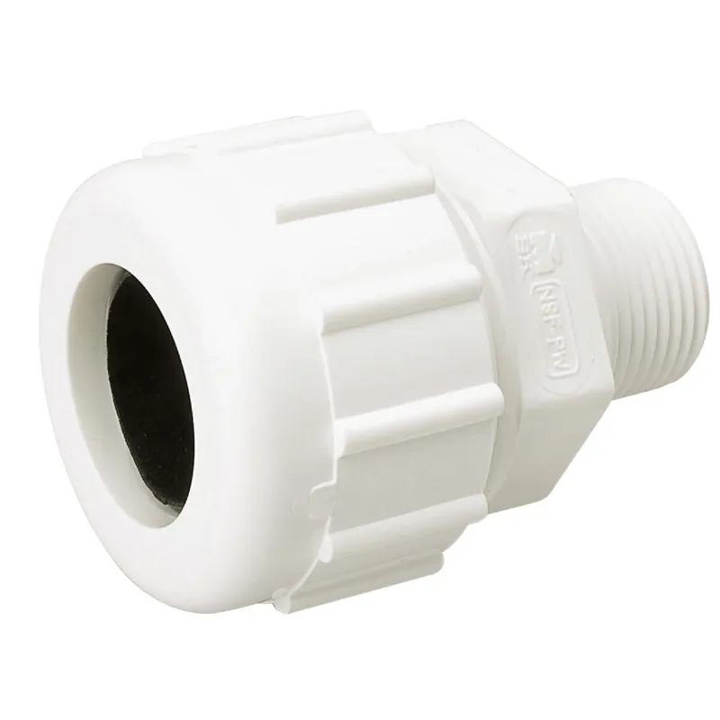 B&K 161-105 MIPT Schedule 40 Compression Union PVC Adapter