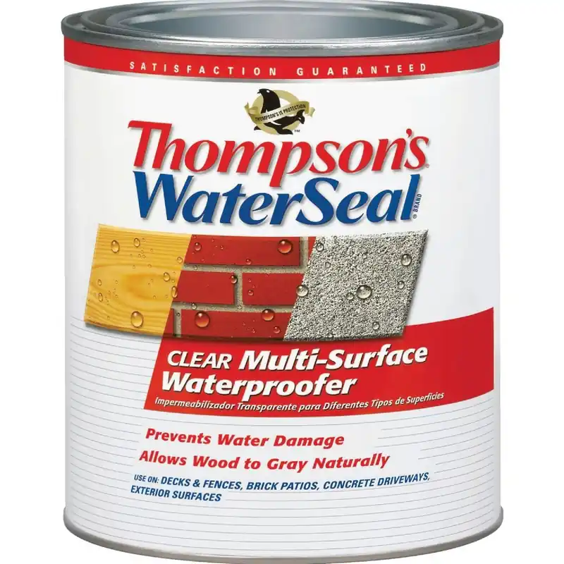 Thompsons TH.024104-14 Thompsons WaterSeal Clear VOC MultiSurface Waterproofing Sealer 1 Qt.