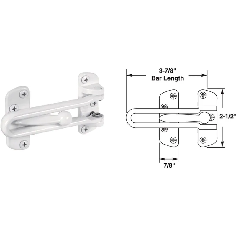 Defender Security U9902 Swing Bar Door Guard
