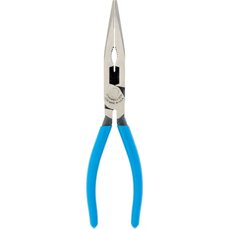 Channellock E318 8 In. E-Series Long Nose Pliers