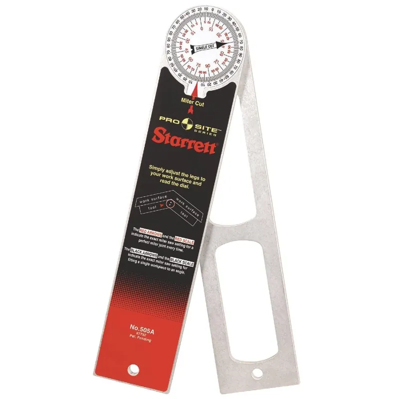 Starrett 505A-12 ProSite Aluminum Miter Protractor