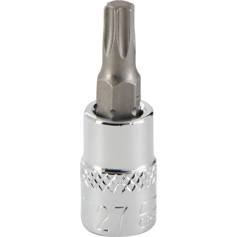 Channellock 370002 1/4 In. Drive T27 6-Point Torx Bit Socket