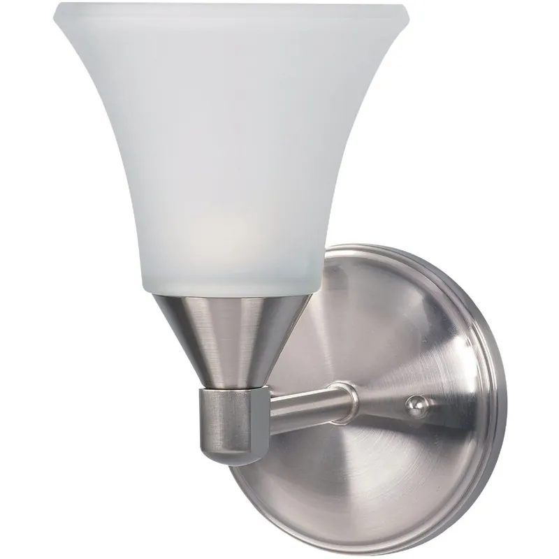 Home Impressions IVL221A01BN Grace 1-Bulb Vanity Bath Light Bar