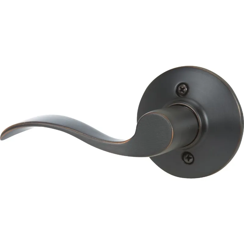 Schlage F170VACC716LH Aged Bronze Left-Hand Accent Dummy Door Lever