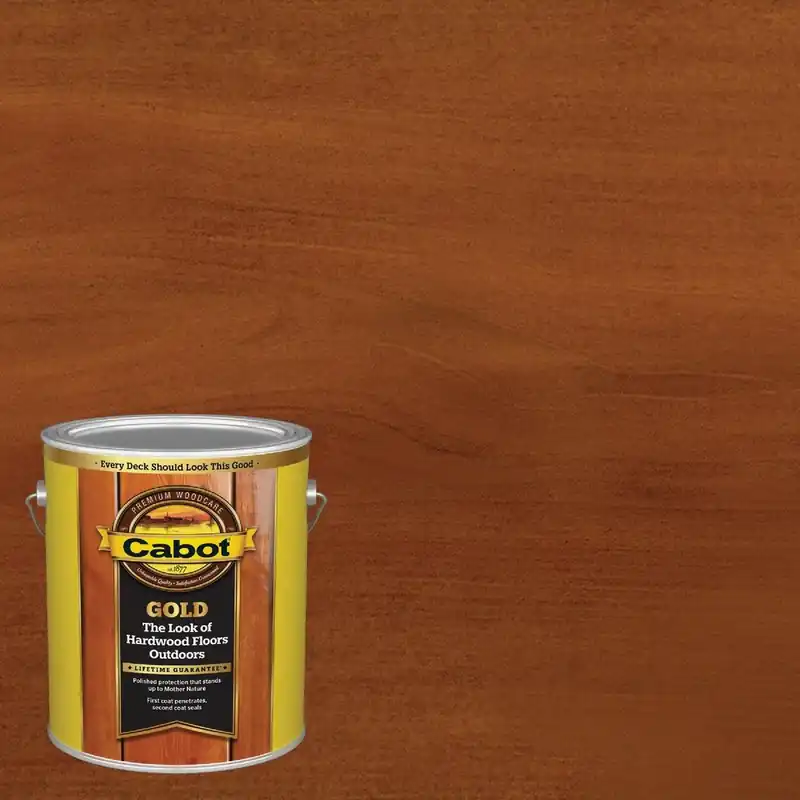 Cabot 140.0003471.007 Gold Exterior Stain Sunlit Walnut 1 Gal. Replacement MPN
