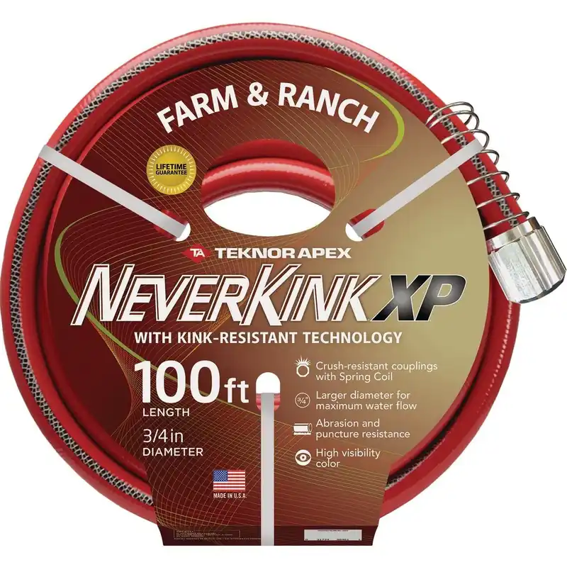Teknor Apex 9846-100 NeverKink XP 3/4 In. x 100 Ft. Farm & Ranch Hose