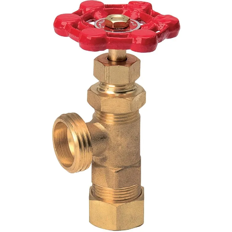 ProLine 102-033 MUE102-033 1/2 In. Compression x 3/4 In. Hose Thread Brass Cast Iron Boiler Drain